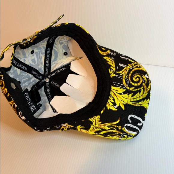 Versace Jeans Couture Cotton Barocco Print Baseball Cap/Hat   EUC - Picture 14 of 16